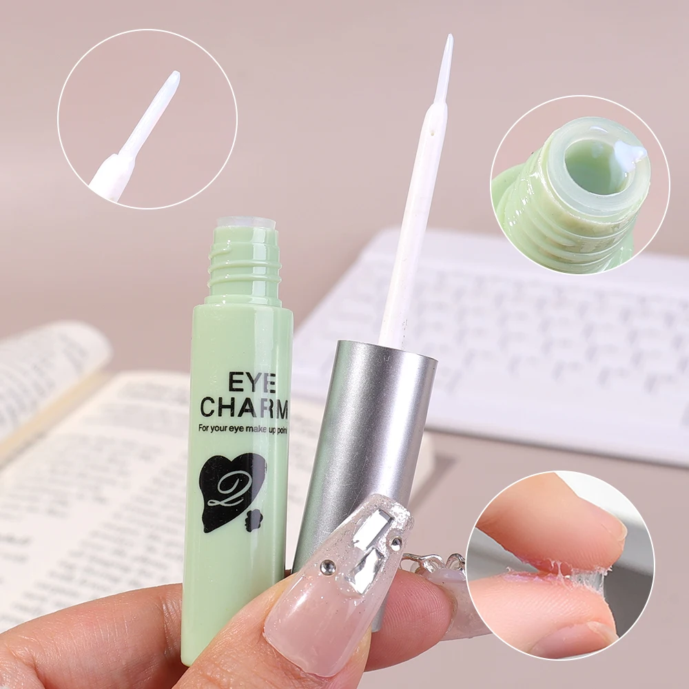 Eyelash Glue Waterproof Clear Quick Dry Adhesive White Not Irritating Fake Eyelashes Extension Glues Makeup Lash Cosmetics Tools