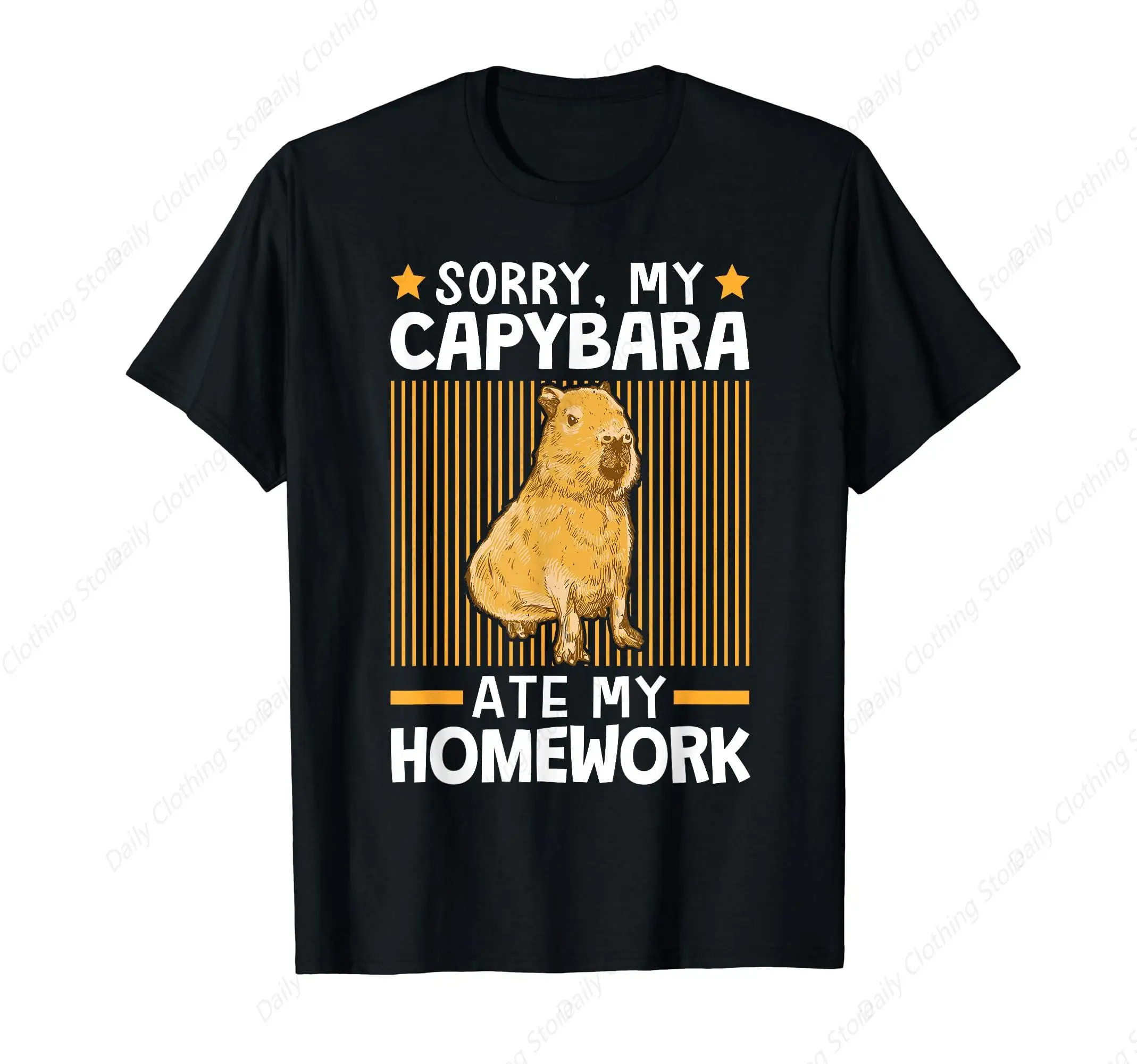 

Футболка Capy Ate My домашняя работа, Южноамериканская футболка капибара, Спортивная футболка для отдыха, забавная графическая одежда, подарки, искусственные Топы