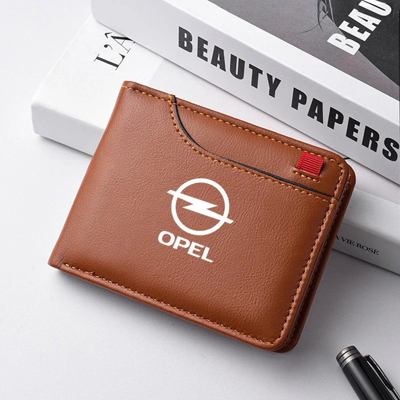 جديد جلدية سيارة سائق غطاء حامل معرف بطاقة الائتمان المحفظة لأوبل أسترا j إنسيجنيا أسترا g كورسا زافيرا b موكا فيفارو ميريفا #5
