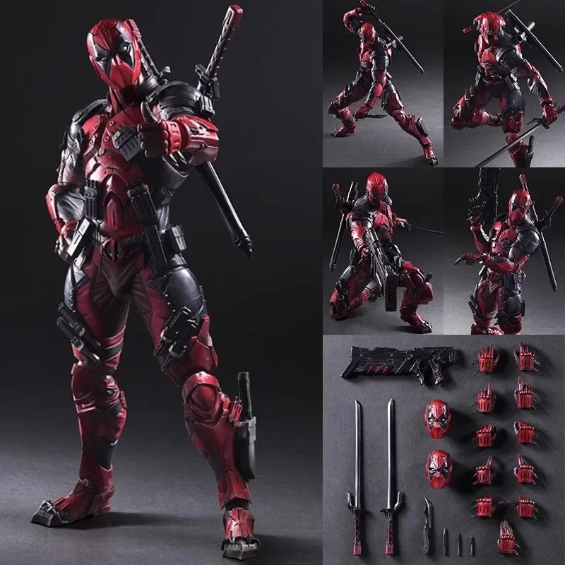 26 ซม.Deadpool X Men SHF ขนาดใหญ่ Body Movability Action Figure ฟิล์มอนุพันธ์ของแท้ของเล่นตัวเลขเดสก์ท็อปเครื่องประดับ
