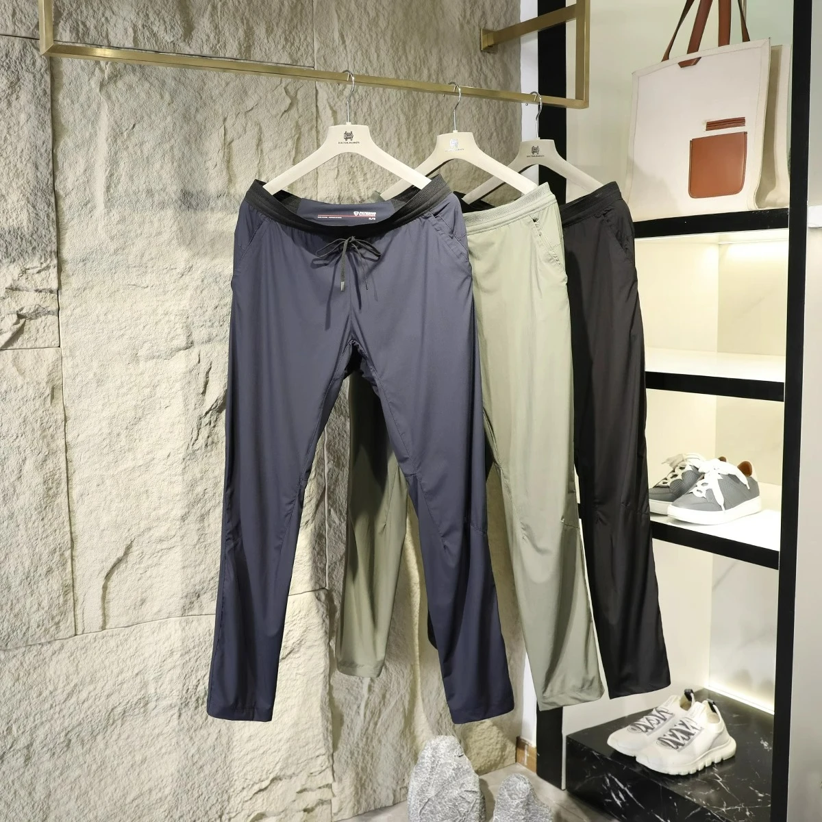 

2025 summer new light and thin outdoor breathable elastic casual pants cool quick-drying trousers