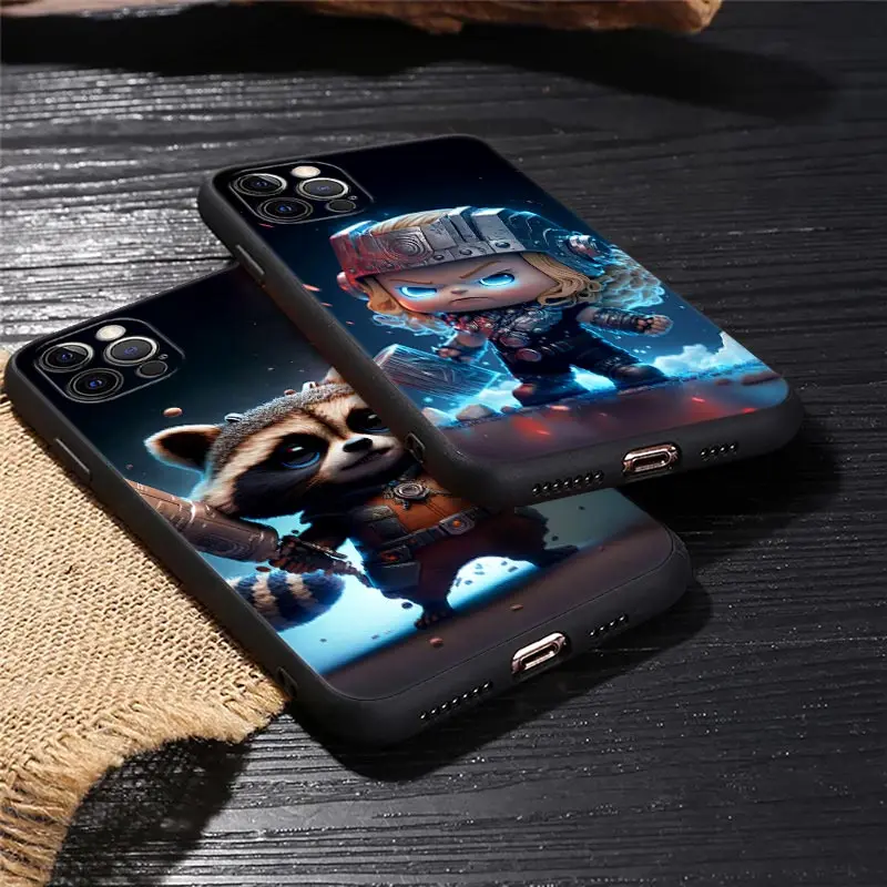 Baby Marvel Venom Groot Funda For iphone 15 14 Case For iPhone 11 12 13 Mini 14 15 Pro Max XS X 7 8 Plus SE Cute Case Soft Cover