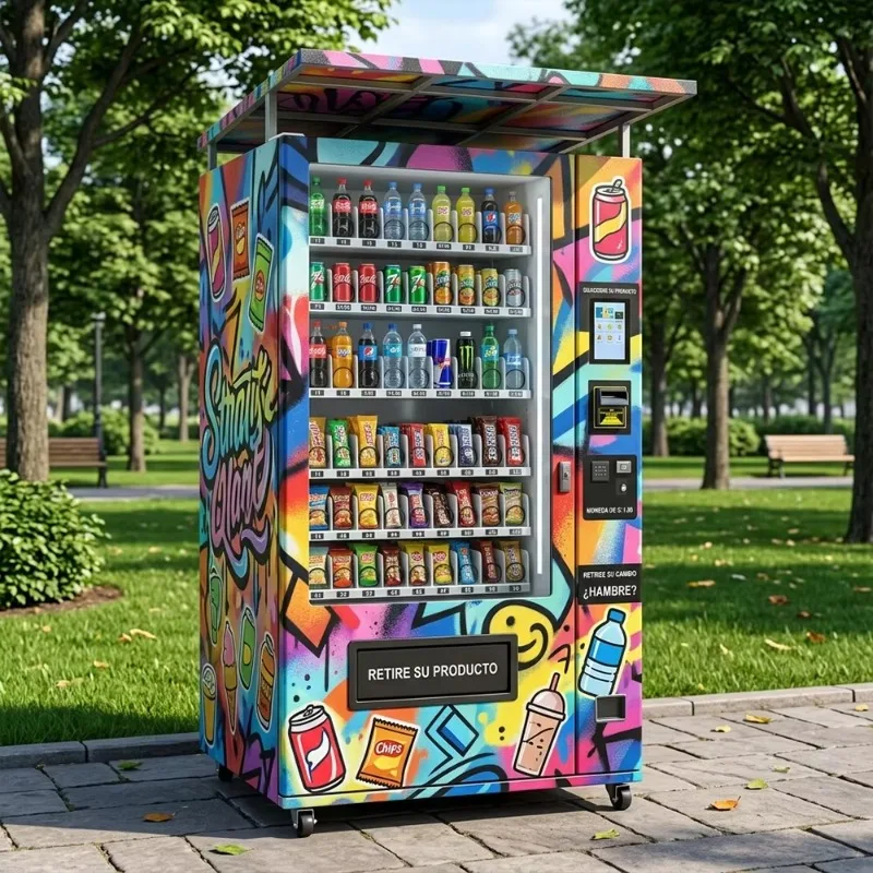Smart Vending Machine Vending Machine Factory 7.1inch 60 Channels CE Certified Touch Screen for Public Parks Retail