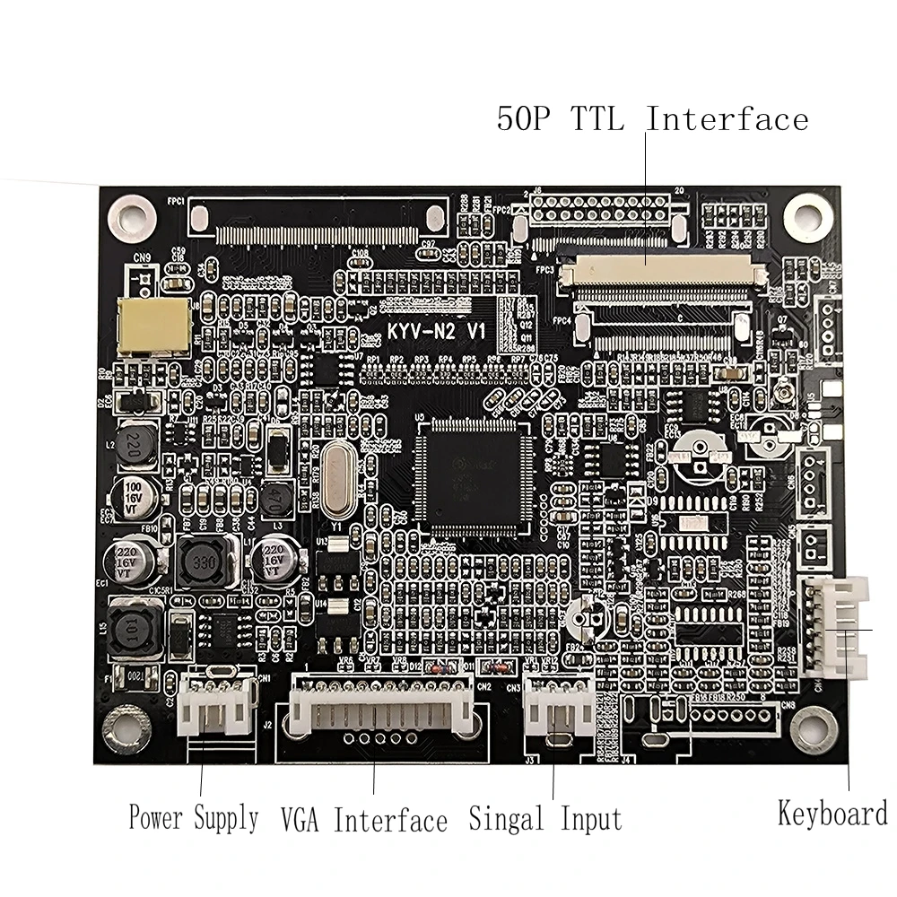 Placa controladora de pantalla LCD AT050TN22 V1, 5 pulgadas, 640x480, VGA, AV