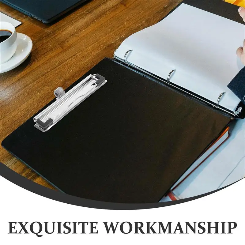 مشابك معدنية مع عصا تخزين على مشبك الحافظة للحافظة الجانبية واللوازم المدرسية المكتبية