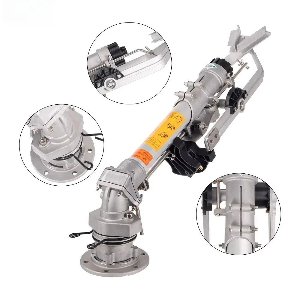 Automatic Irrigation Equipment for Gardens and Lawns Rain Gun，Agricultural Irrigation Vertical Swing Arm Sprinkler Head