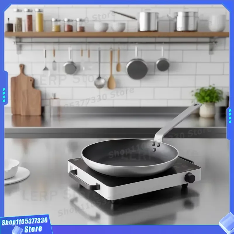 6 Piece Stainless Steel Cookware Set 24-36cm Non Stick Frying Pan Universal Pot Kitchen Cooking Tools Multi Specification Non