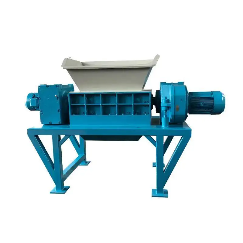 Waste recycling Double shaft crusher Industrial scrap crusher Domestic electronics