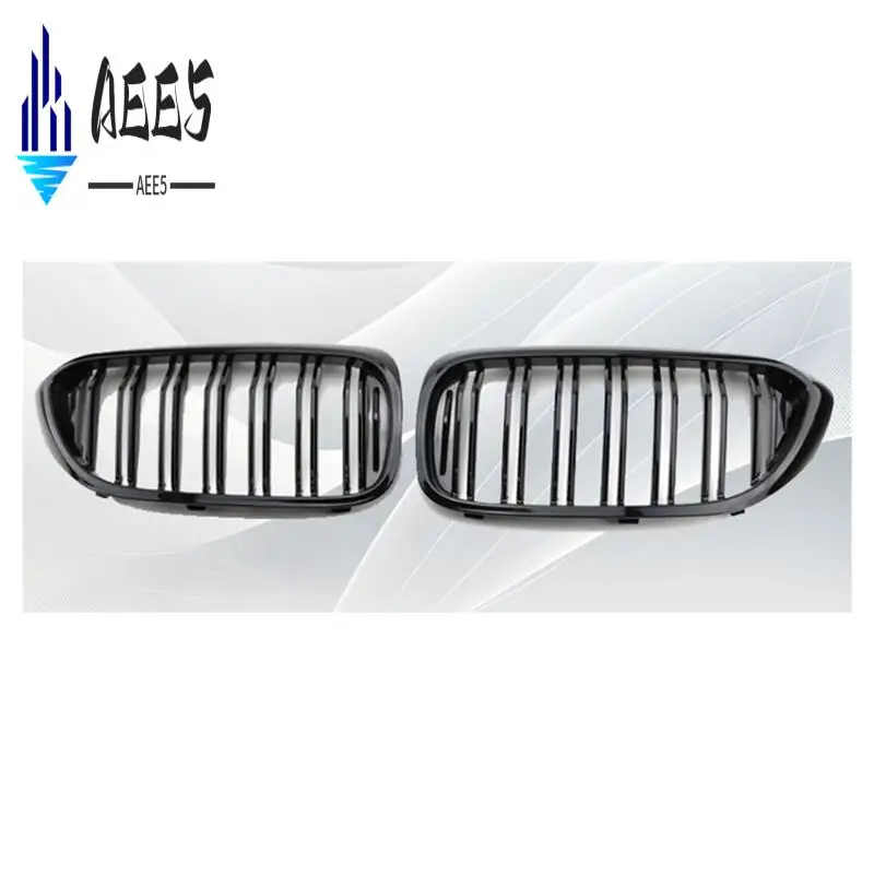 

AEE5-Car Double Slat Front Bumper Grille For BMW 5 G30 G31 G38 530I 540I 2018-20120 Middle Grille