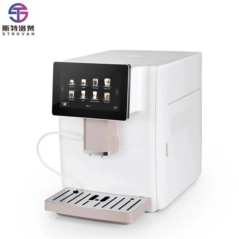 

STLF Hot-Selling Smart Commercial Espresso Electric Coffee Maker Machine Stainless Steel Housing Automatic Coffee Maker