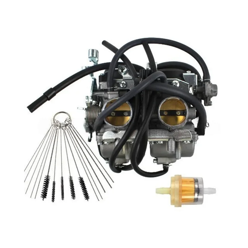 Leading-New Carburetor Kit With Cleaning Brush M576-A055-TI For Kawasaki Ninja 250R 1988-2007 ZZR 250 GPX 250 EX250 GPX 400