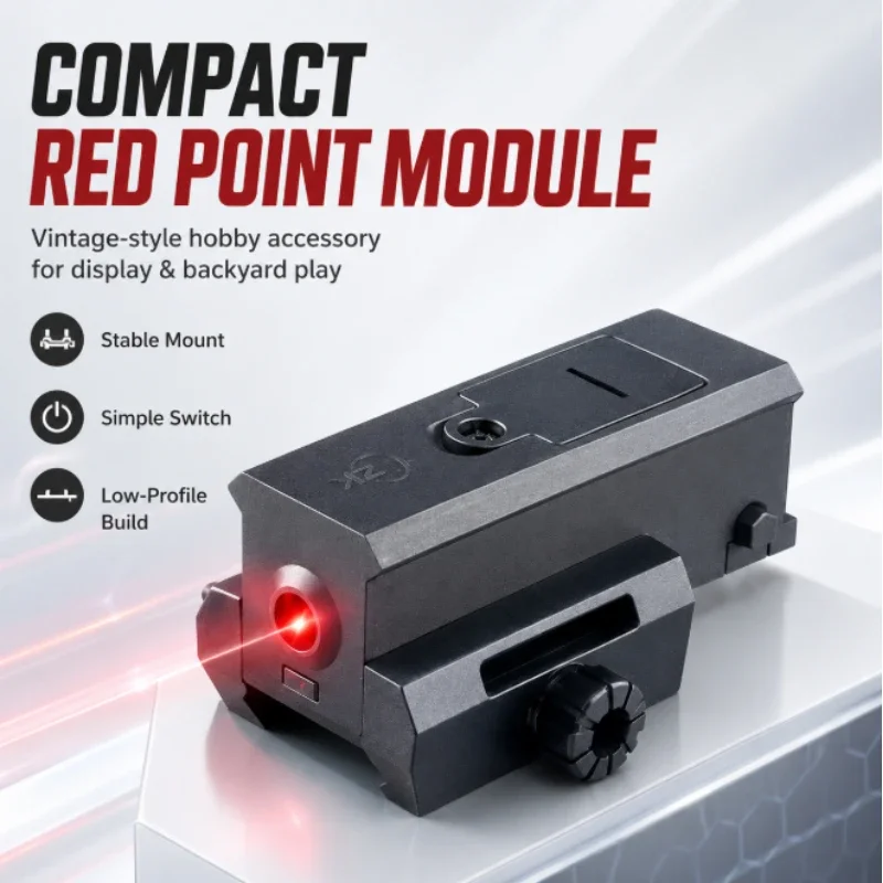 Lightweight Red Dot Model Fitting, Sturdy Mounting Bracket, Collectible Replacement Part for Hobby DIY Projects