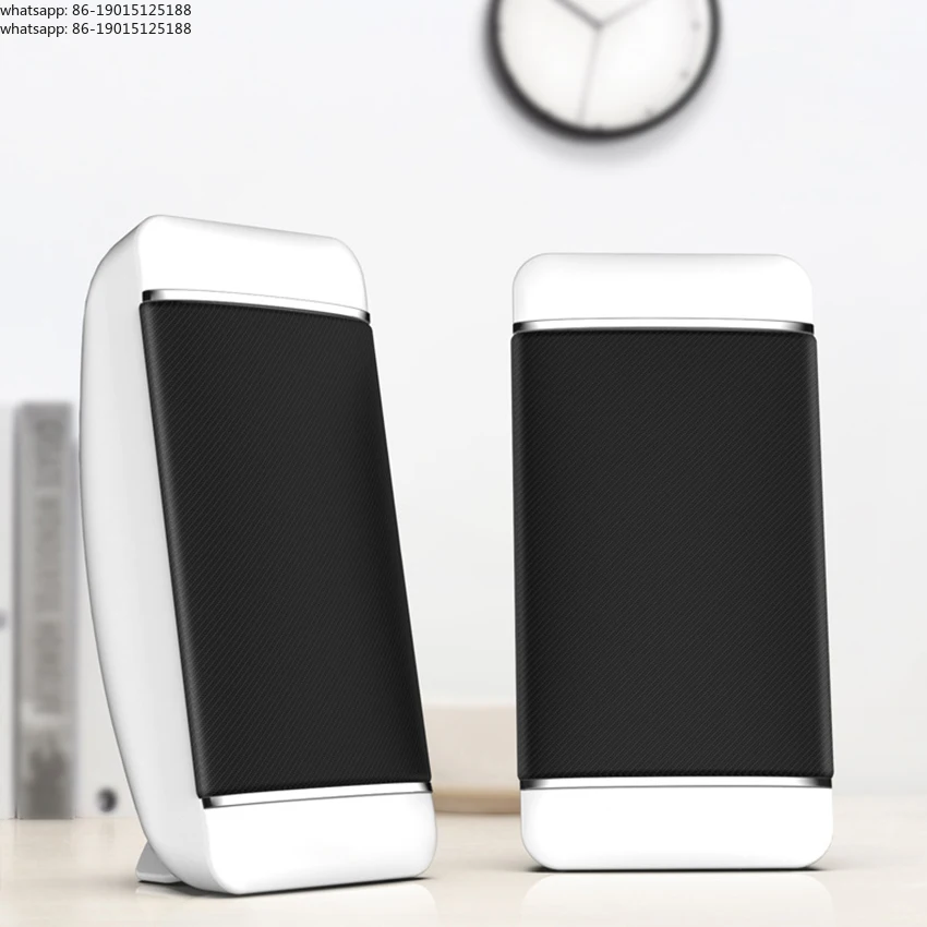 Portable Computer Speakers, USB Powered Desktop Speakers with Stereo Sound, Stereo Speakers for Notebook Laptop Computer PC