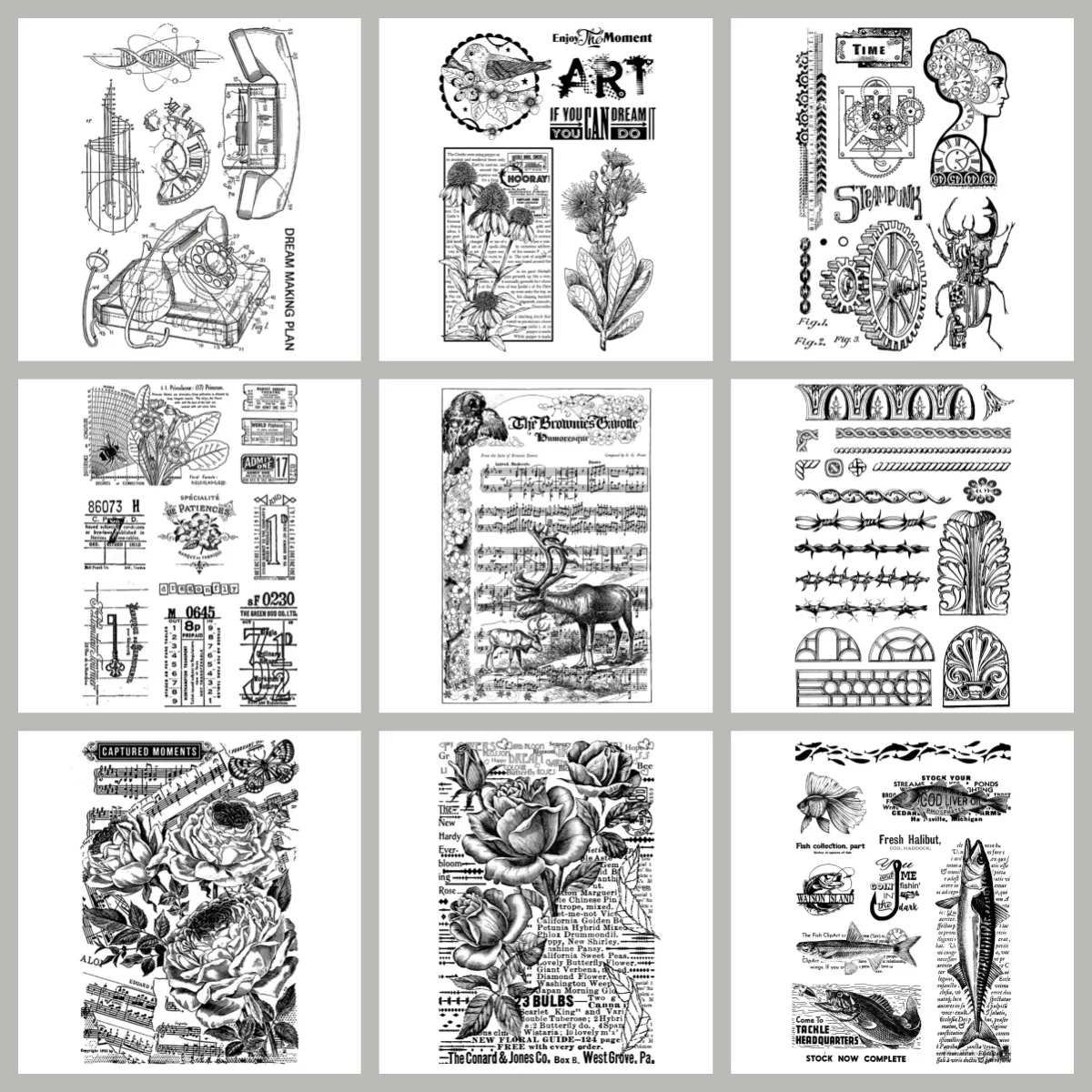 Nouveaux tampons en silicone transparents à motifs floraux, insectes et alphabet pour scrapbooking, fabrication de cartes et artisanat multimédia DIY