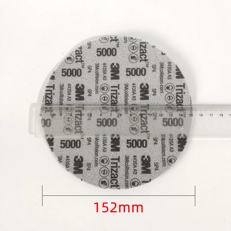 Dischi in schiuma TRIZACT 3M PN30662 Piramide Back Velluto Sabbia DISCO P5000 152mm Spugna Carta vetrata Hookit Dispositivo di fissaggio 6 pollici