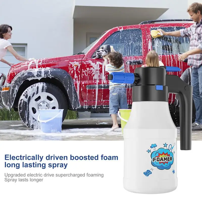 

Car High Pressure Electric Detailing wash Sprayer Automobile 1.5L Foam Sprayer Spray Foam Cleaner Auto Wash Foamer wash sprayer