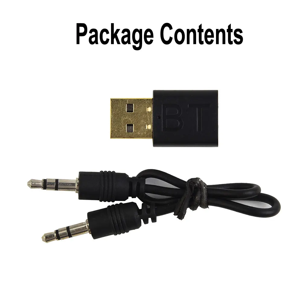 USB AUX Adapter Transmitter Receiver Computer Portable Small Car Dual Mode Free Drive TV Two-In-One AUX Audio Cable