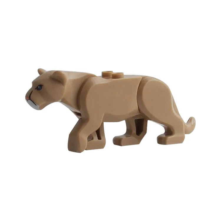 Die Zoo Afrikanische Tier Elefanten Kamel Hirsch Giraffe Gorilla Pferd Tiger Bausteine Mini Action Figure Ziegel Spielzeug Kinder Geschenk – Detail 14