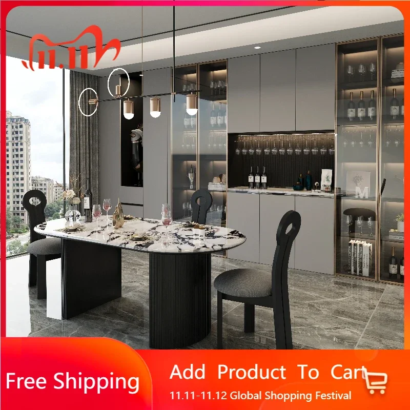 

Organizer Luxury Unique Dining Table Living Room Luxury Design Dining Table Restaurant Modern Mesas De Jantar Salon Furniture