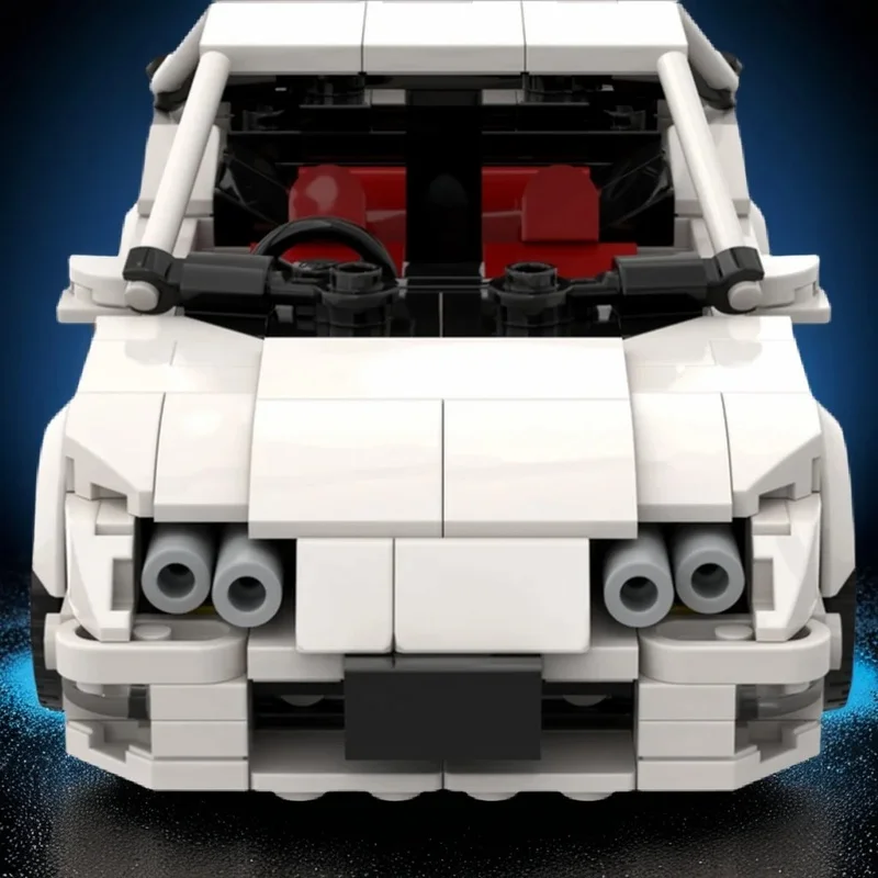 382ピース-moc-ヒーロー映画-ホンダ-インテグラ-タイプr-dc2-モデル-テクノロジー-diy-クリエイティブ組み立てビルディングブロック-ディスプレイ-誕生日ギフトセット