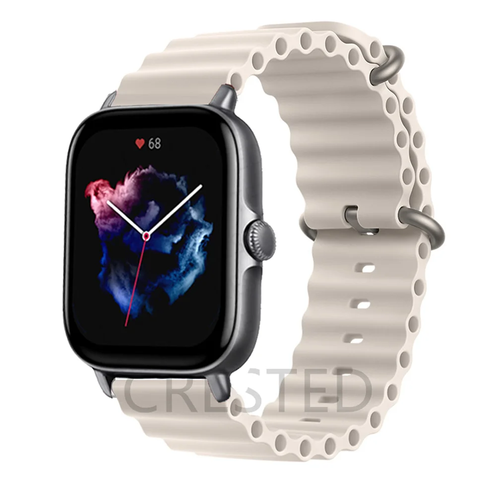 

Ремешок для часов Amazfit GTS 4/3/2/2e/GTS2 Mini/GTR/4/3/Pro/GTR2/stratos, силиконовый браслет Amazfit ремешок bip, 22 мм, 20 мм