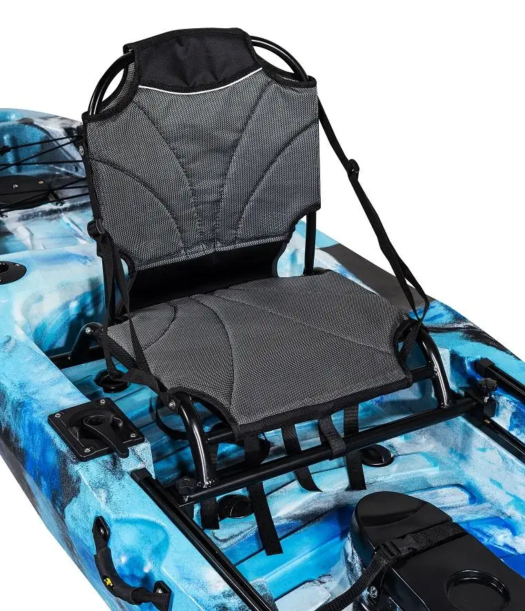10ft Kuer Compass Hard‑Shell Sit‑On‑Top Kayak LLDPE Pedal‑Drive Single‑Tandem For River Marine Angling Paddling