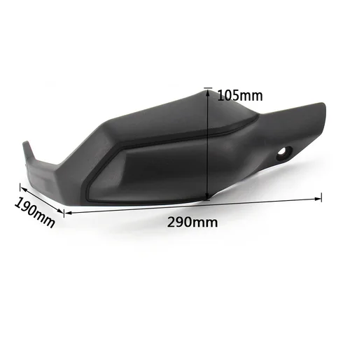 Imagen 2 del producto Protector de mano acrílico para motocicleta HONDA CRF1000 Africa Twin Adventure Sports, Protector de manos a prueba de viento, Protector de mano para Motocross
