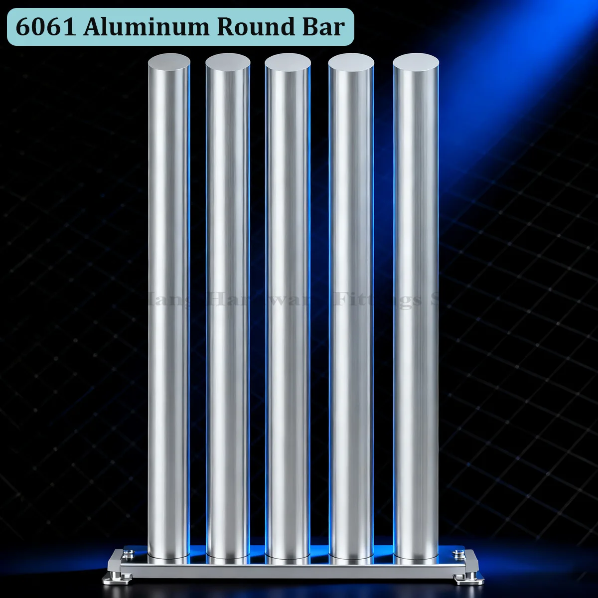 

6061 Aluminum Round Bar Solid Metal Rod Diameter 2-21mm Length 300mm Customizable