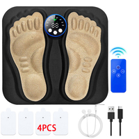 3D Upgrade EMS Foot Massager Pad Portable Foldable Electric Muscle Stimulation Massage Mat Improve Blood Circulation Relax Feet