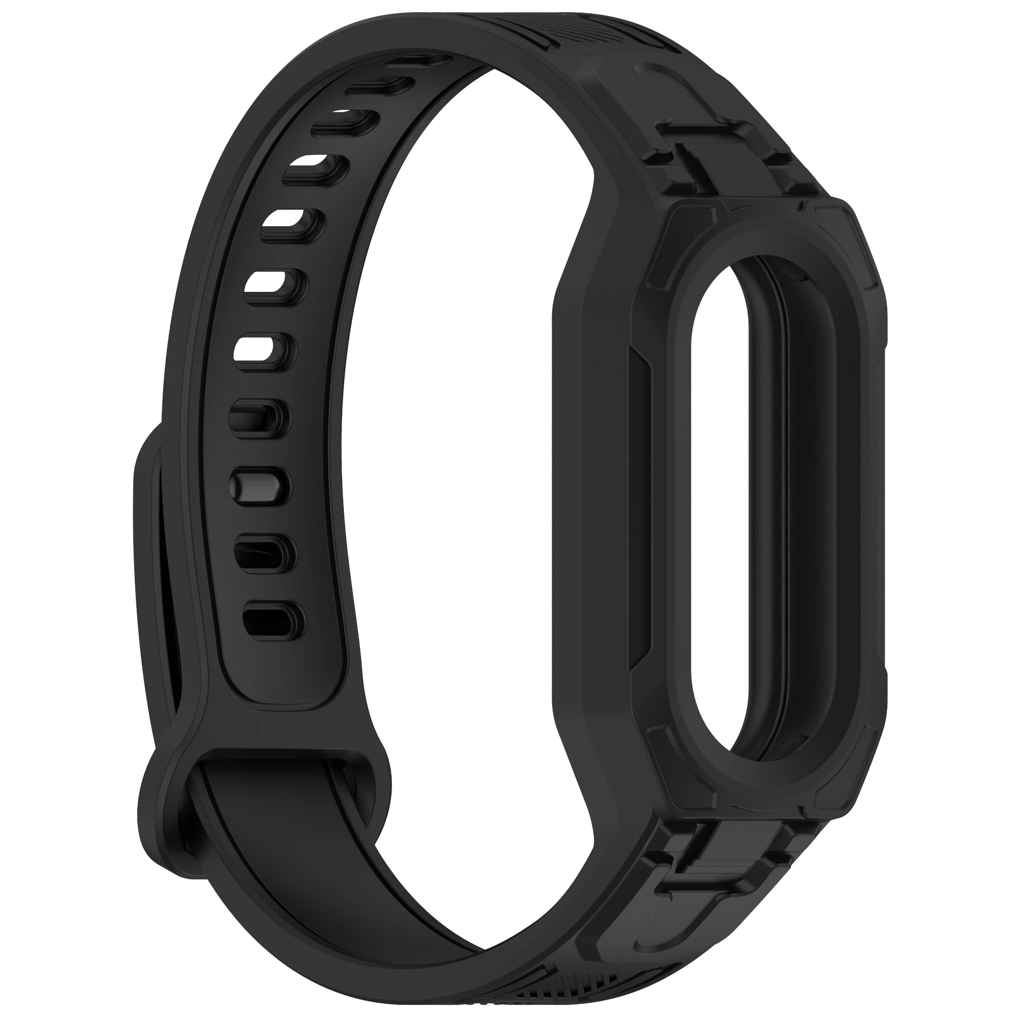 Silicone Case+Strap for Xiaomi miband 10 9 8 accessories Silicone bracelet+Protective shell Cover for xiaomi MI band10 9 8 strap