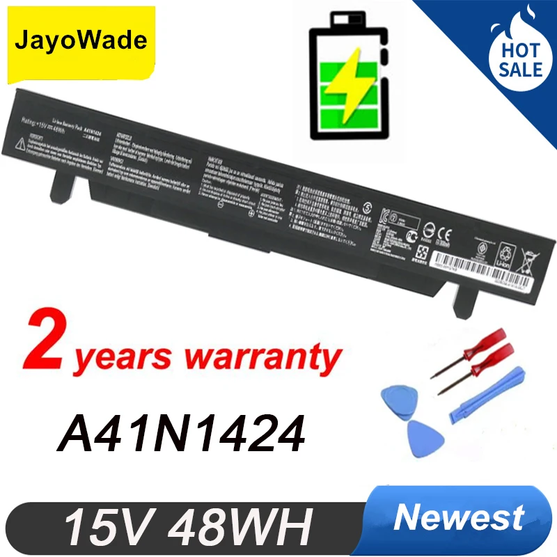 Factory A41N1424 Laptop Battery for Asus GL552 GL552VW GL552J GL552JX ZX50JX ZX50 ZX50V ZX50J ZX50JX ZX50VW X55LM2 48WH A41N1424