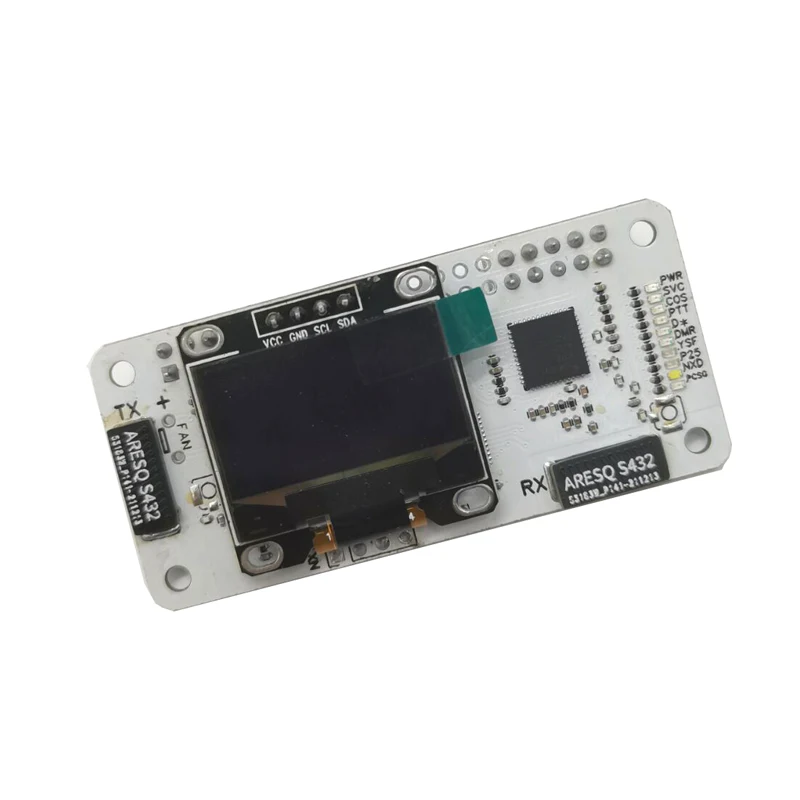 jumbospot White MMDVM HS Dual Hat Duplex RX TX UHF VHF Hotspot Board With Oled Display And Case For Raspberry Pi