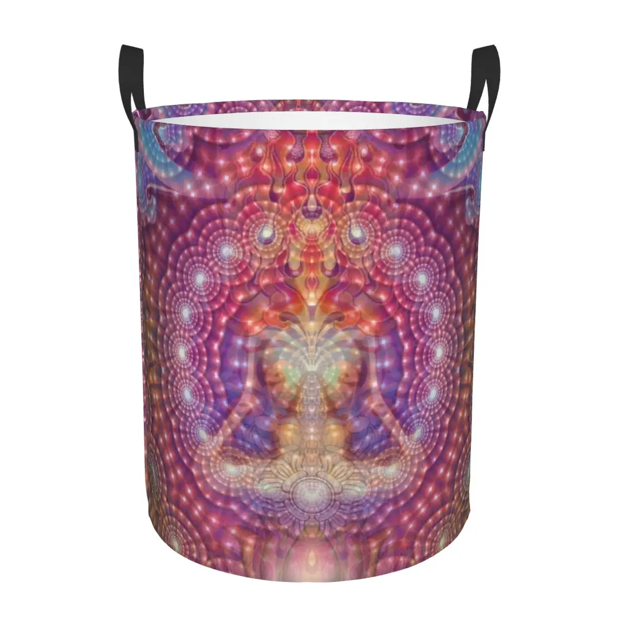 India Mandala Zen Buddha Laundry Hamper Large Clothes Storage Basket Toys Bin Organizer for Kids