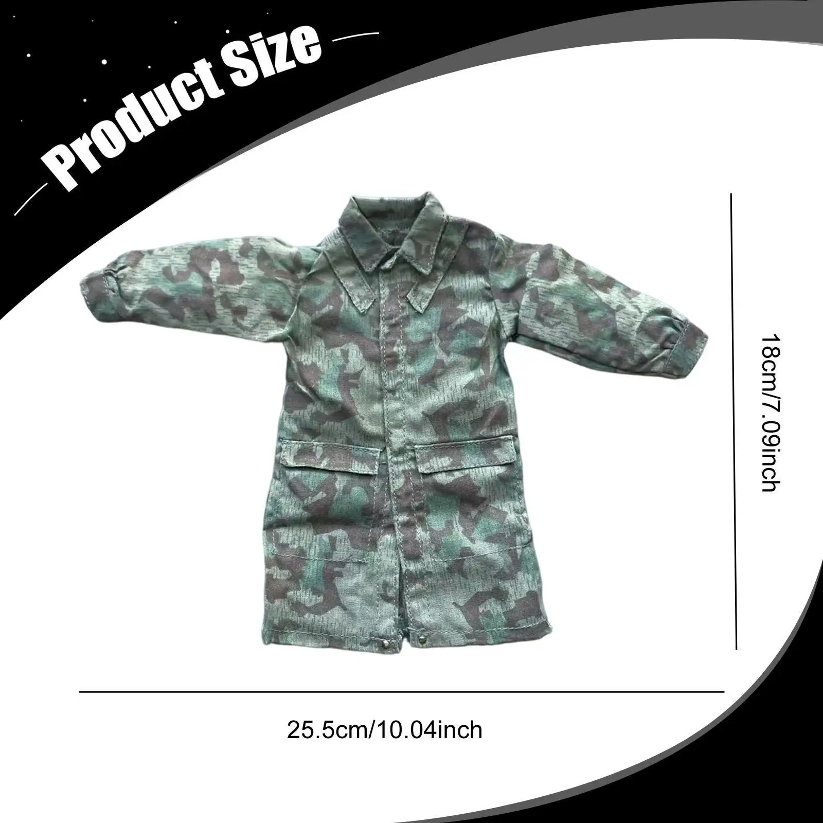 مقياس 1:6 ملابس معطف مصغر لشخصيات الحركة للرجال مقاس 12 بوصة #6