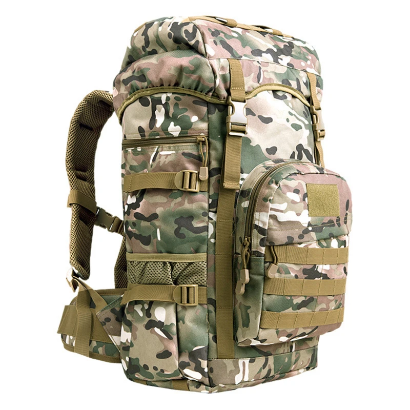 50L Military Tactics Backpack Large Capacity For Men Oxford Army Bag Climbing Hiking Travel Bag Mochila Camouflage Backpack