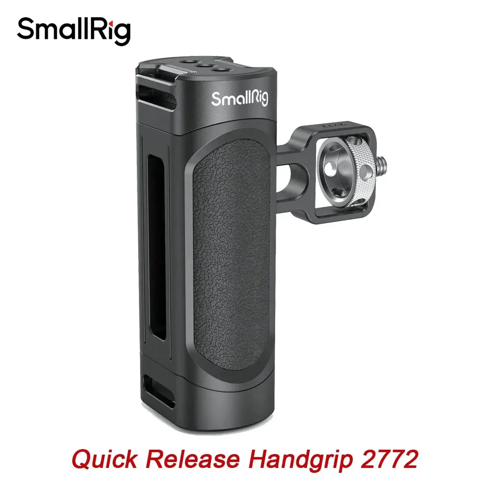 

Боковая ручка SmallRig для iPhone 14, клетка для смартфона, видео Rig, легкая, 1/4 нитей, универсальная, быстросъемная ручка, 2772