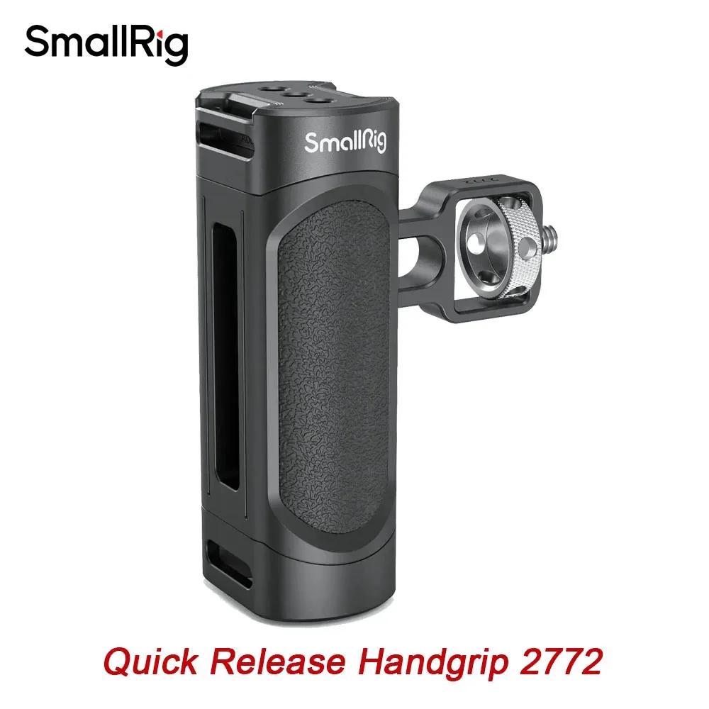 

SmallRig Side Handle for iPhone 14 Smartphone Cage Phone Video Rig Lightweight 1/4 Threads Universal Quick Release Handgrip 2772