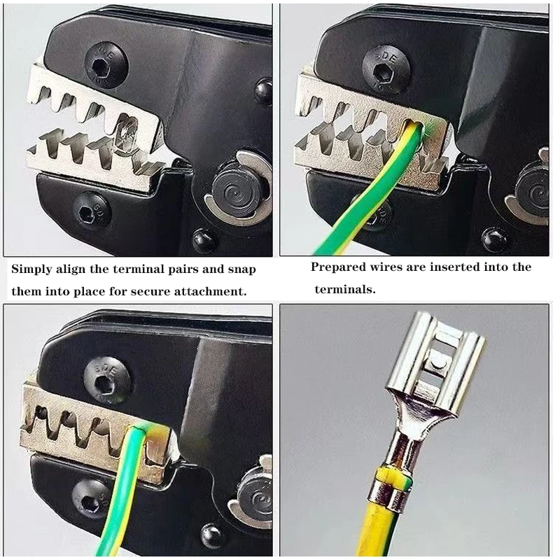 SN-68B مشبك طرفي للضغط البارد، مجموعة أدوات ضغط الأسلاك متعددة الوظائف