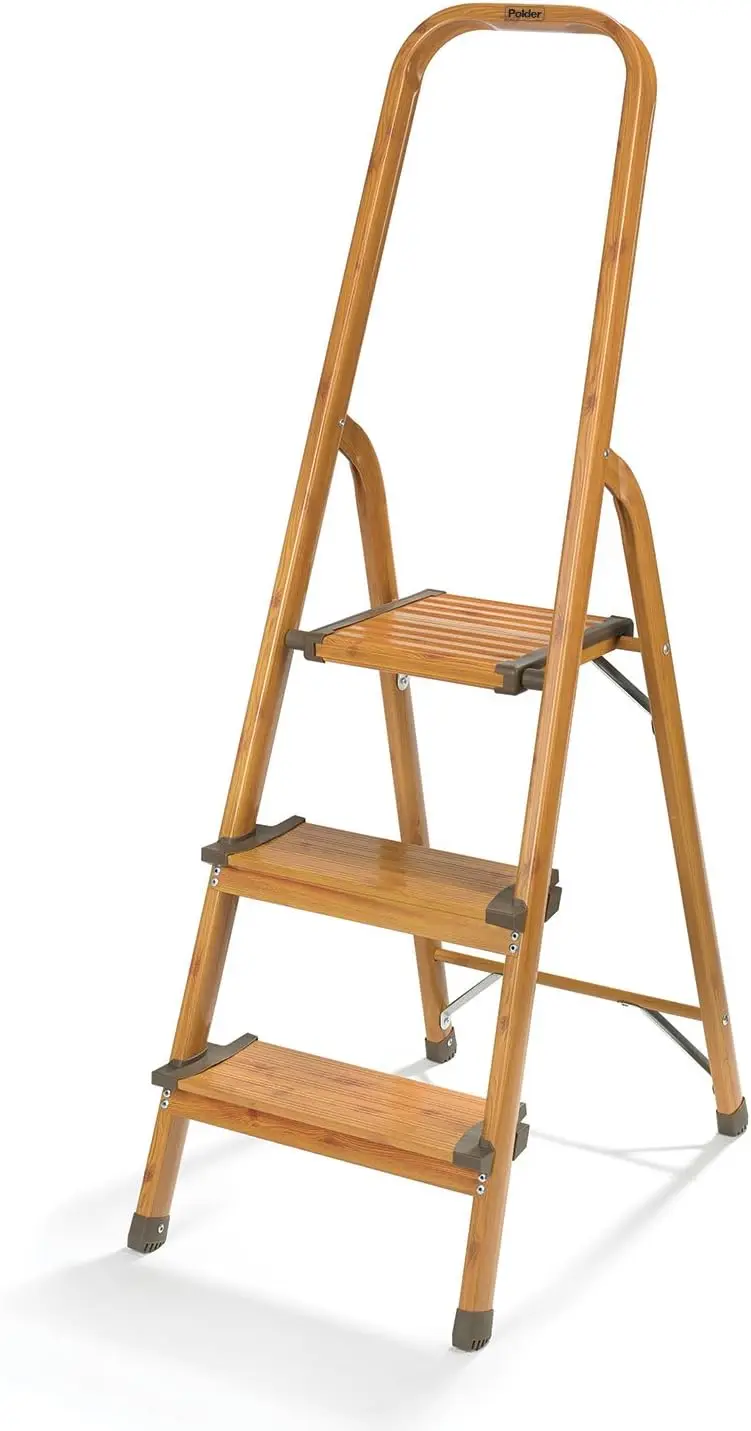 3-Step Ultralight Ladder, Woodgrain