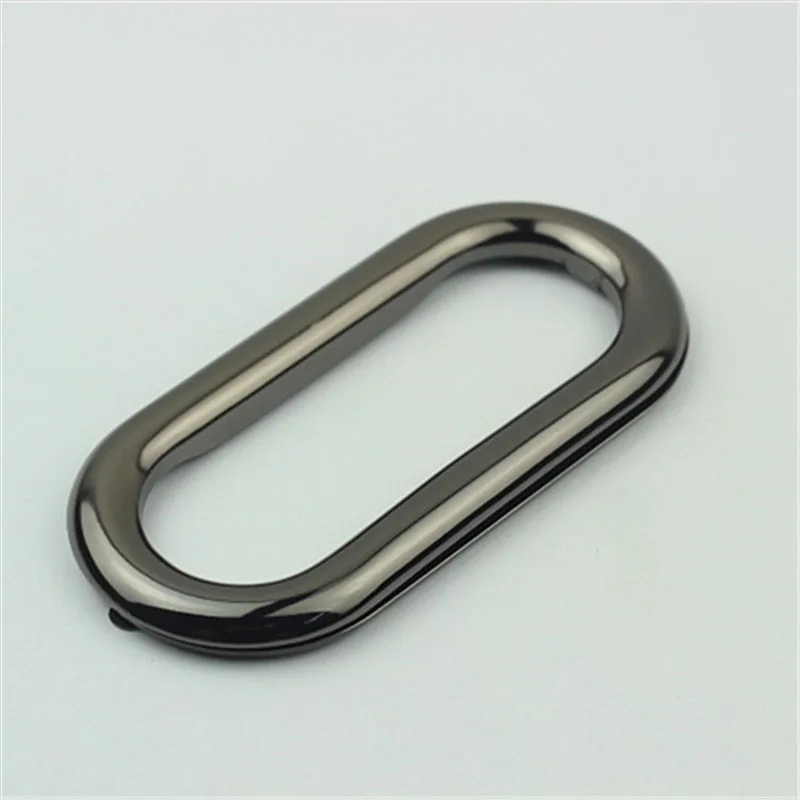 2Pcs ID88mm Oval Rings Metal Handle Frame Bag Handles Bags Eyelet Frame Kiss Clasp Clutch Buckle DIY Accessories