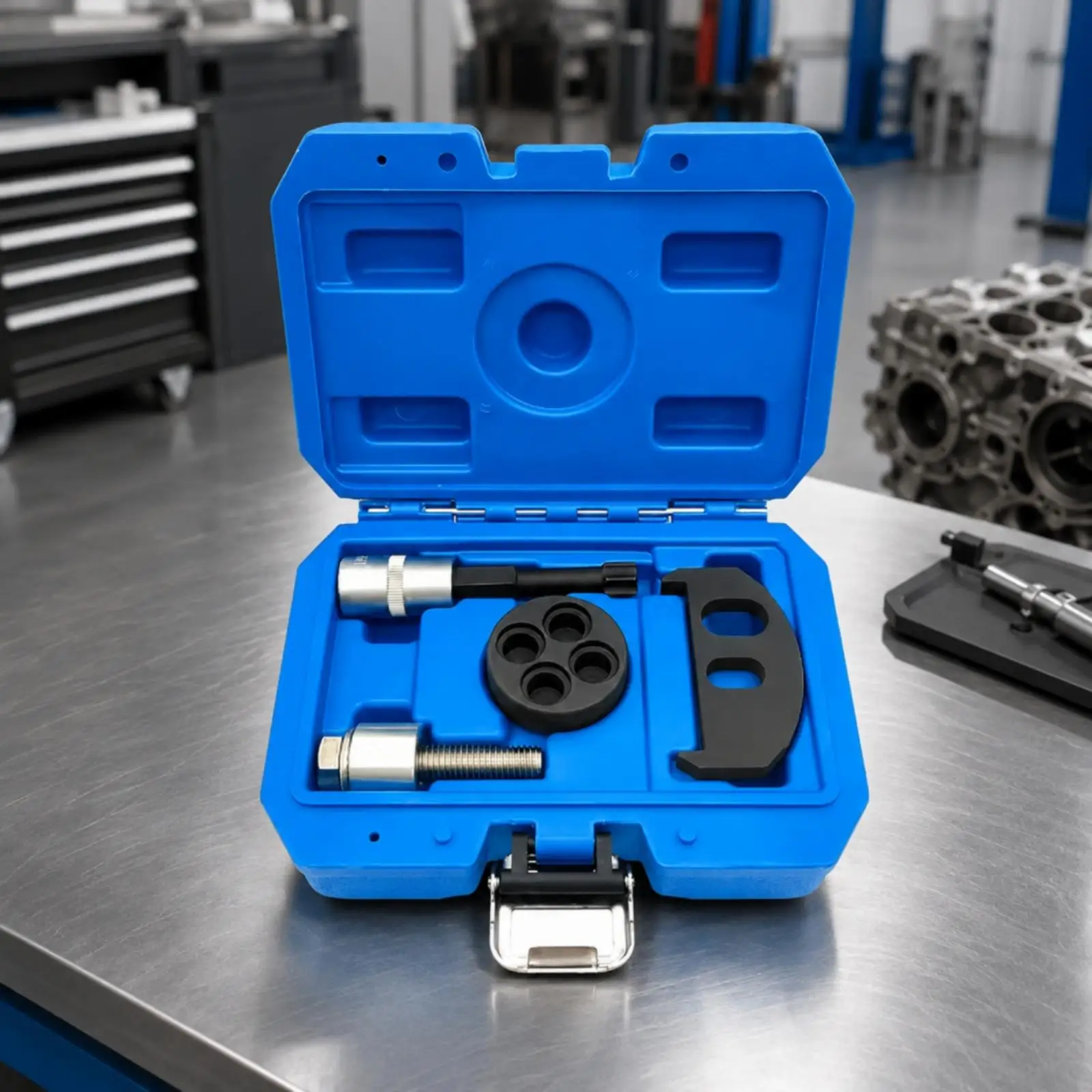 4pc Metal Engine Timing Lock Tool Set for German Motorcycle Shaft Rotation and Secure Fixing in Garage