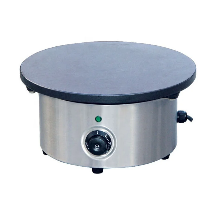 Single Hot Plate Commercial Snacks Machine Professional Electric Pancake Maker Crepe Making Machine