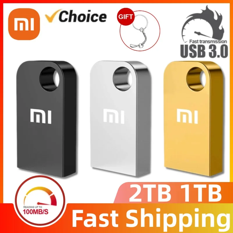 Xiaomi Mini 2TB 3.0 Metal Usb Flash Drive 1TB Pen Drive High Speed Memory Stick 512GB 128GB 256GB U Disk Pendrive Usb 3.0 Memory