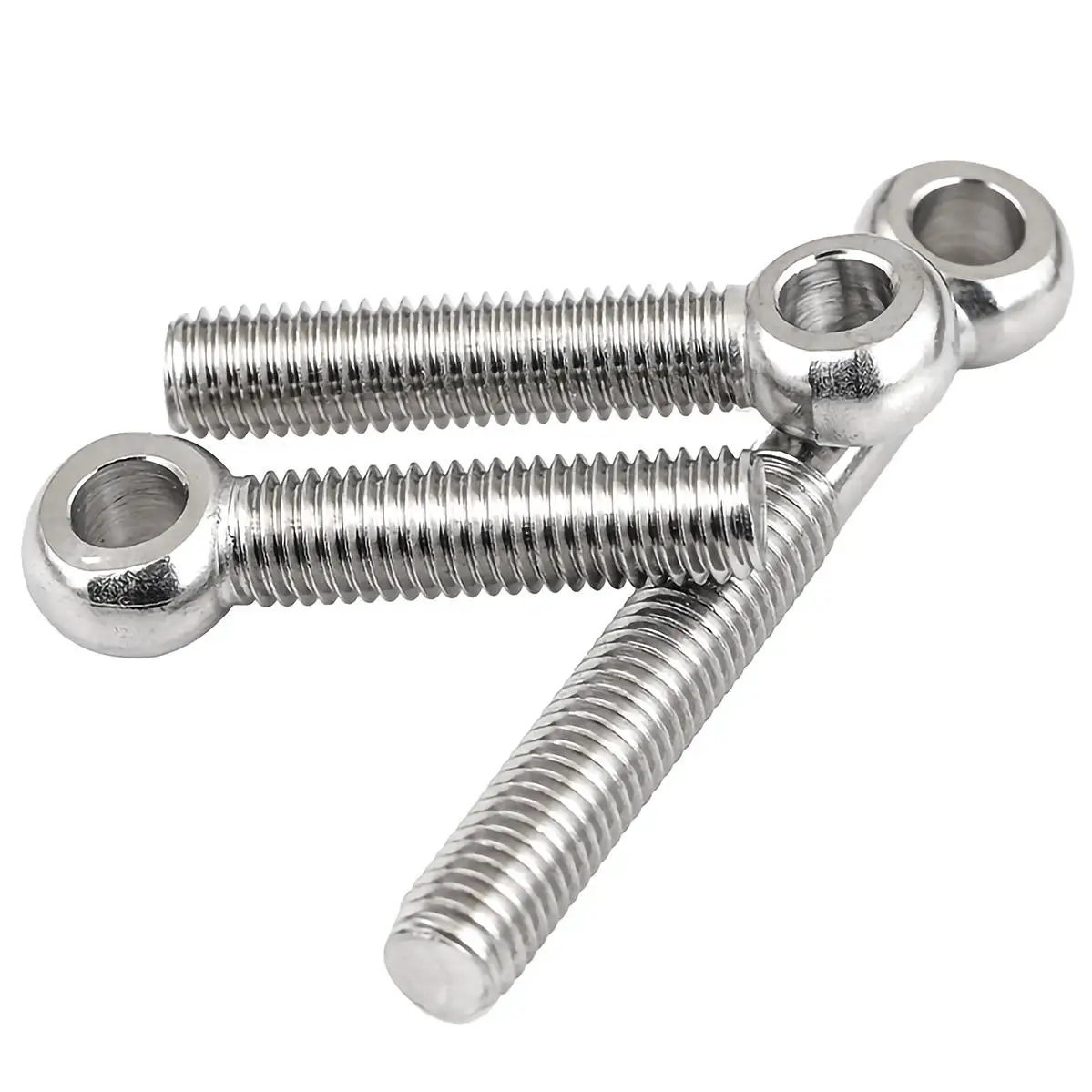 M5 M6 M8 304 Stainless Steel Ring Link Bolt Fisheye Eye Slip Hole Screw Live Bolt  Fisheye With Hole