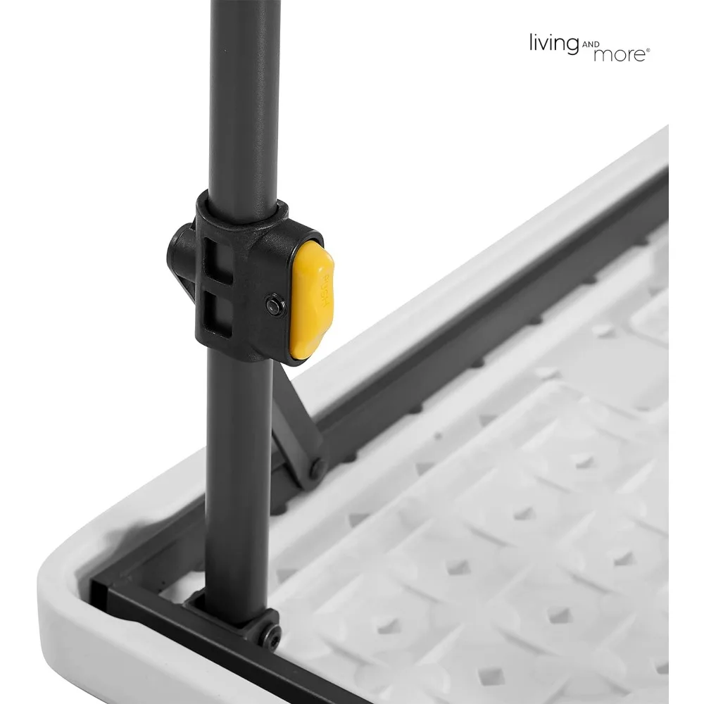 Mesa quadrada das crianças, branco, 24 polegadas