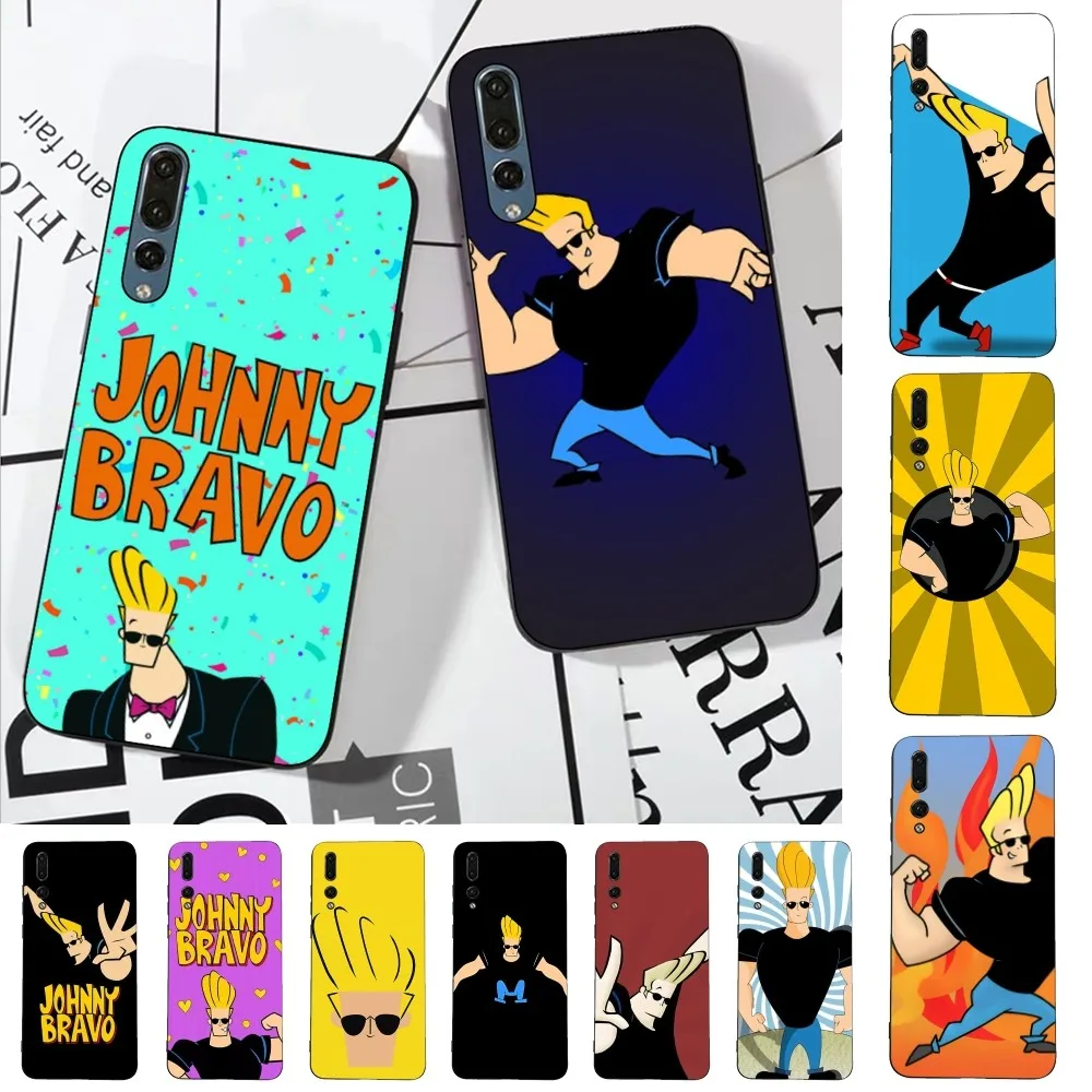 J-Johnny Bravo Phone Case For Huawei P 8 9 10 20 30 40 50 Pro Lite Psmart Honor 10 lite 70 Mate 20lite