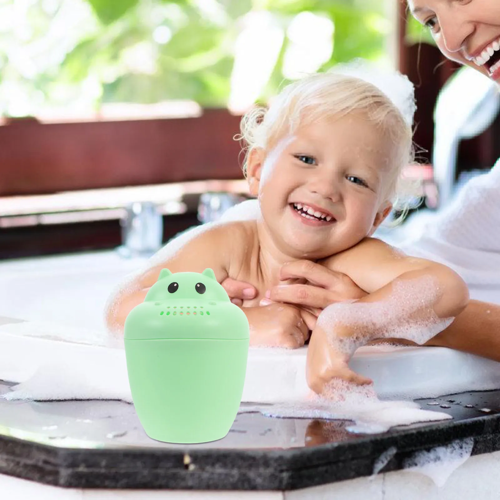 

Милая детская чашка-лейка для купания и ополаскивания волос для новорожденных и младенцев с эффектом водопада