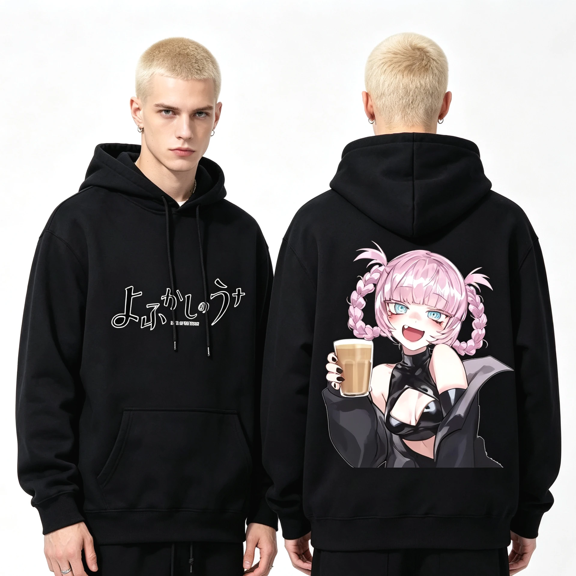 2026 Bestseller Japanischer Anime Call of The Night Nazuna Nanakusa Hoodie Y2K Herren Damen Harajuku Sweatshirt locker, bequem und vielseitig – Detail 2