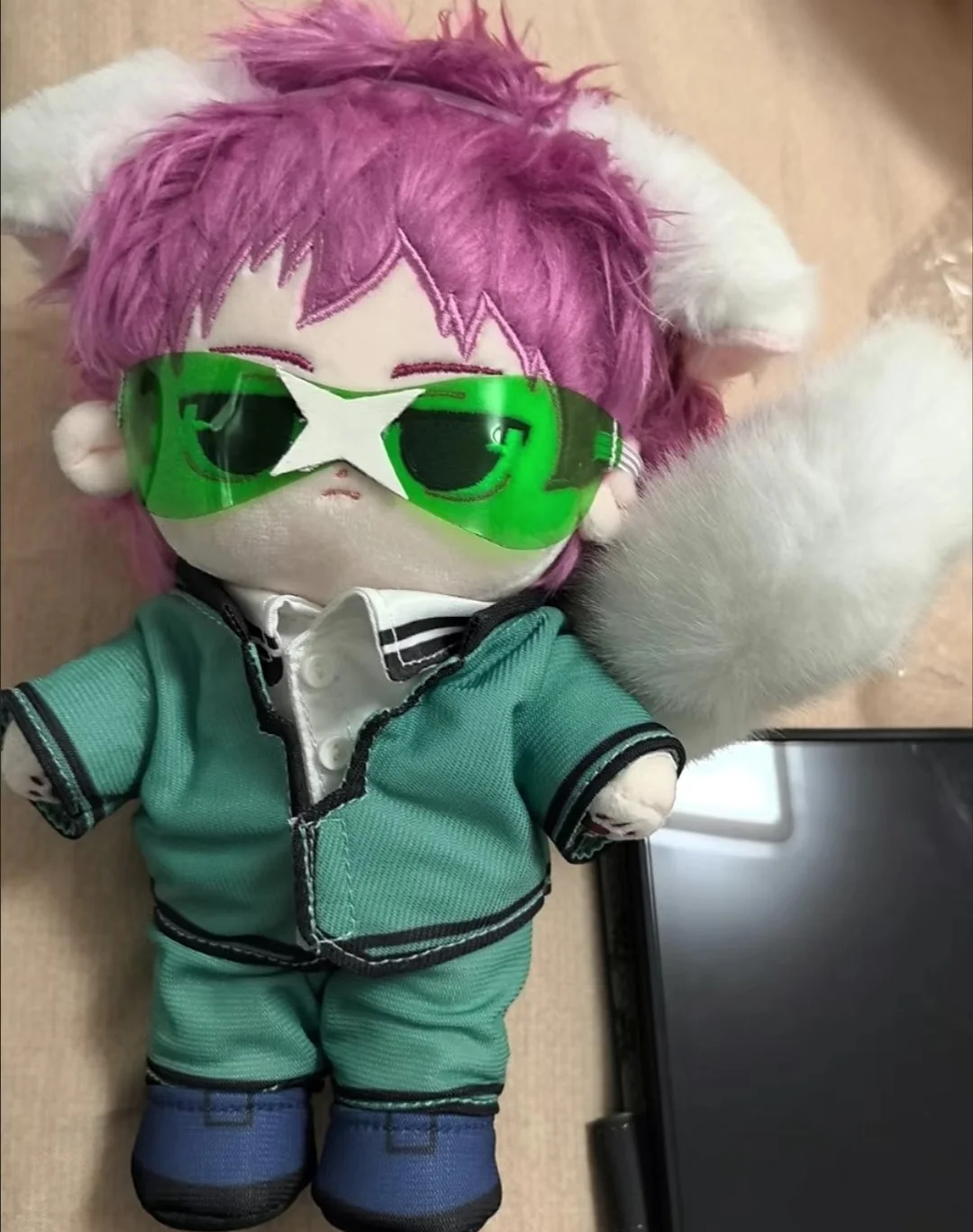 ตุ๊กตาซาอิคิ คุซึโอะ อนิเมะ ขนาด 20 ซม. ตุ๊กตาผ้ากำมะหยี่พร้อมเสื้อผ้า น่ารัก การ์ตูน ฟิกเกอร์ ตุ๊กตา ของขวัญวันเกิด วันคริสต์มาส สำหรับแฟนๆ