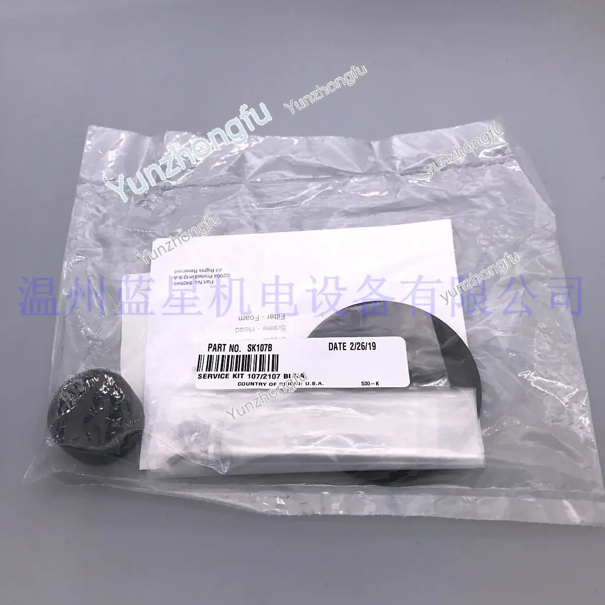 Accessories for Air Pump 107/2107 107ccd18 Consumables Maintenance Kit Sk107b